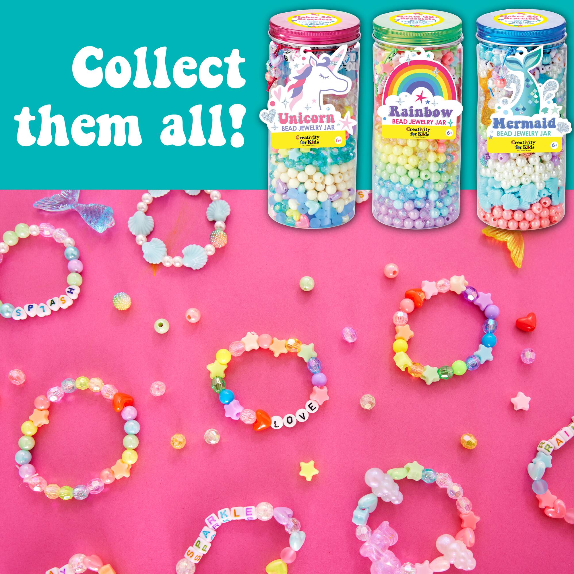 Creativity for Kids® Mermaid Bead Jewelry Jar